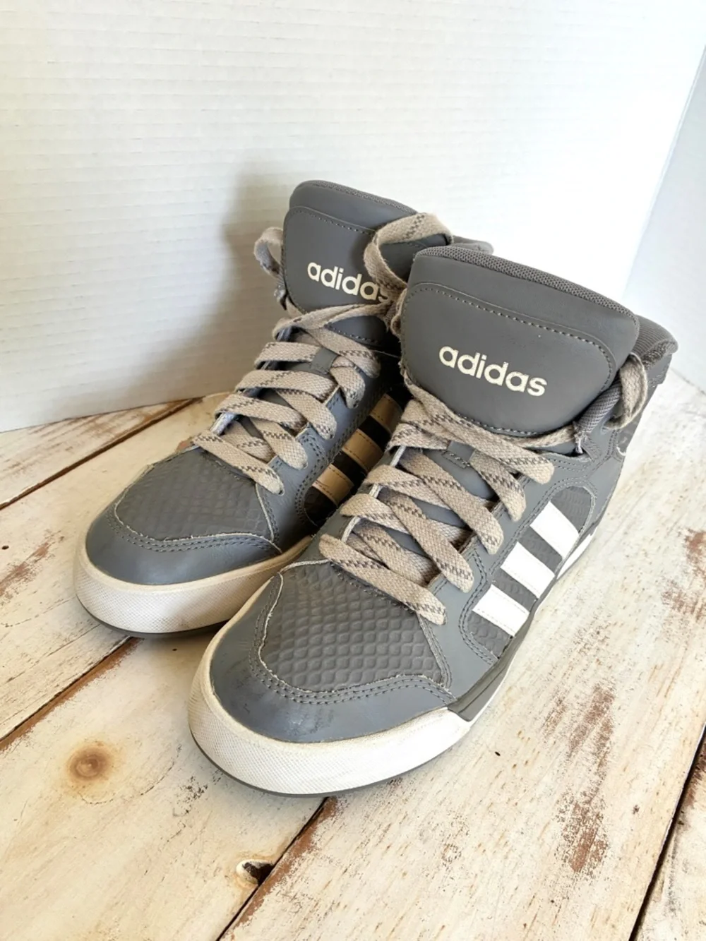 Adidas Neo Raleigh Mid retro basketball sneakers streetwear sz 6.5 men’s Rare